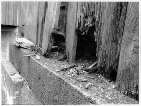 Kingsley Covered Bridge Bearing Area Siding